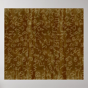 Poster Marcas ocidentais do gado