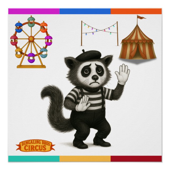 Pôster Marcel, civet mime (Frente)