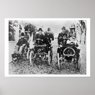 Pôster Marcel (d.1903) e Louis (1877-1944) Renault driv