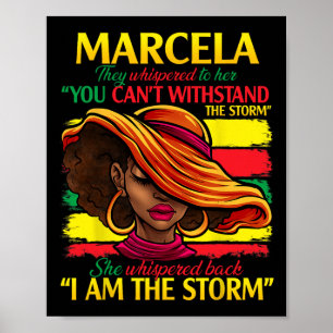 Poster Marcela Primeiro Nome Sobrenome Família História N
