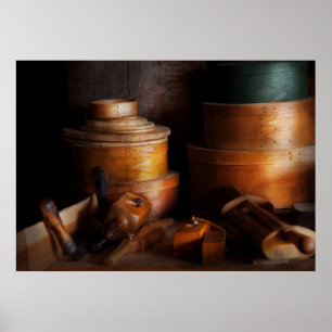 Poster Marceneiro - oficina de caixas Shaker