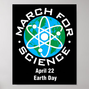 Poster Marcha Pelo Dia Da Ciência Na Terra