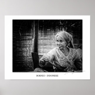 Poster Marchande de fruits