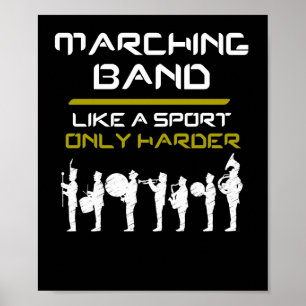 Poster Marchando Bandas Como Um Esporte Apenas Músicos Ma