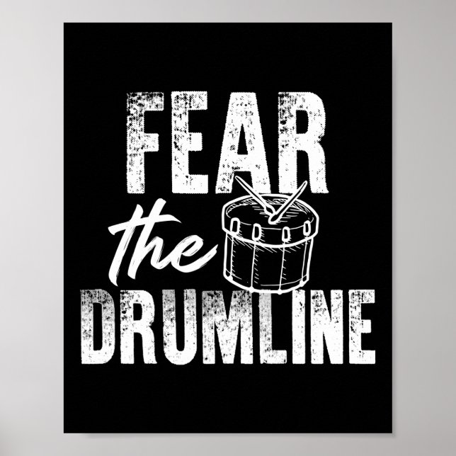 Poster Marching Banda Drum Corps Teme O Drumline (Frente)