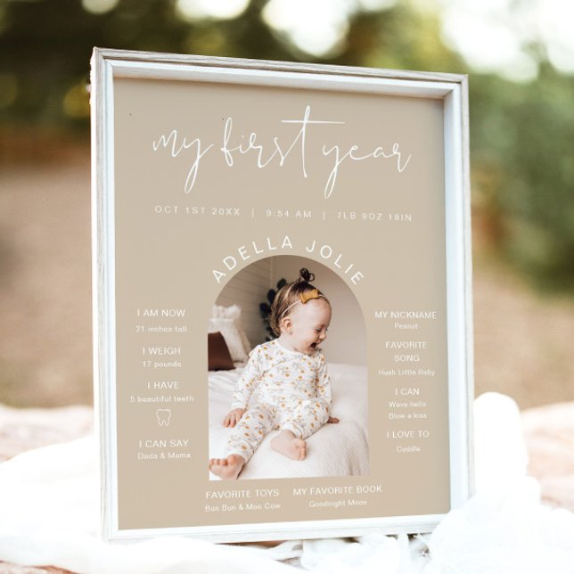 Poster Marco de Fotografia do Arch do Creme INDIE Boho Pr (Criador carregado)