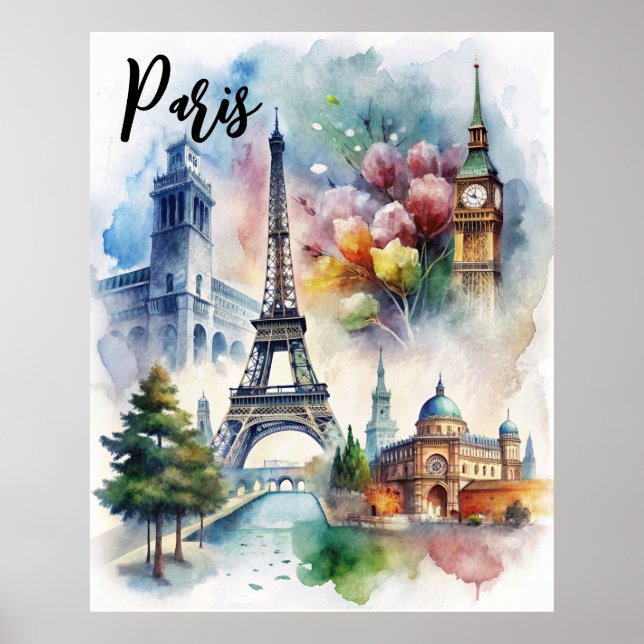 Poster Marco Histórico de Paris (Frente)