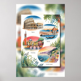 Poster Marco italiano Icônico