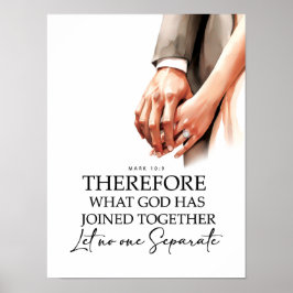 Poster Marcos 10:9 Unidos