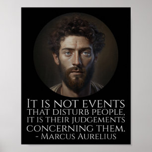 Poster Marcus Aurélio - Filosofia Histórica Romana Antiga