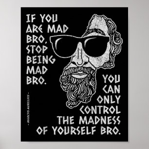 Poster Marcus Aurelius Stoic Filósofo Antigo Romano Jo