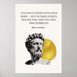 Poster Marcus Aurelius Wisdom Quote