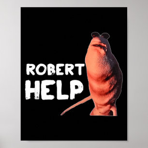 Poster Marcus O Meme do Verme Gráficos Divertidos Vrchat