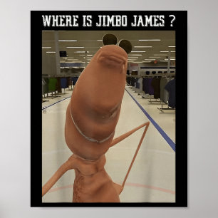 Poster Marcus O Verme Onde Está Jimbo James Meme