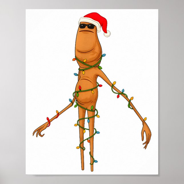 Poster Marcus The Worm, Funny Christmas Lights  (Frente)