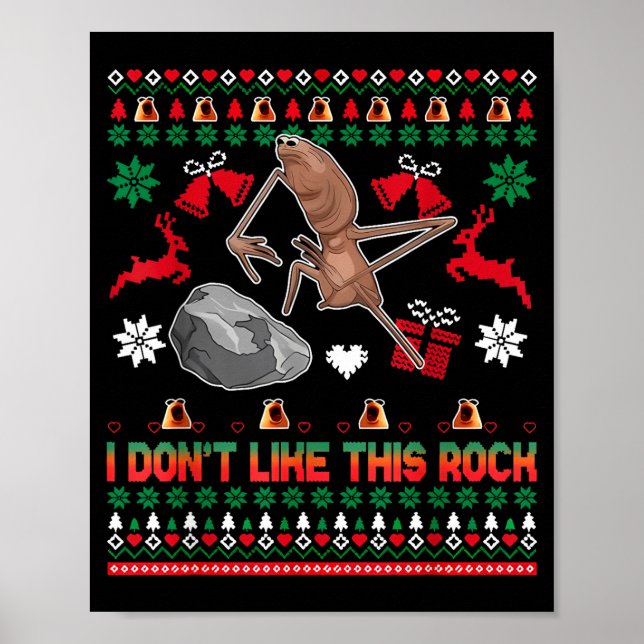 Poster Marcus The Worm I Don't Like This Rock  (Frente)