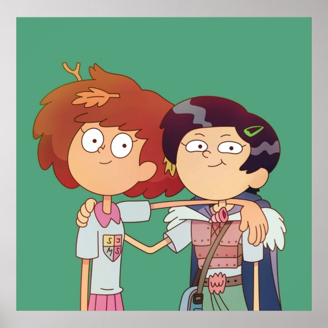 Poster Marcy e Anne Amphibia (Frente)