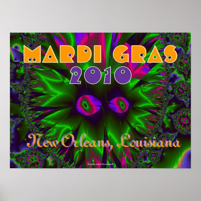 Poster Mardi Gras 2010 (Frente)