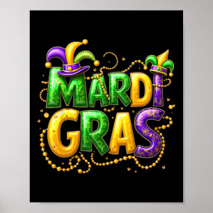 Poster Mardi Gras 2025 Papelada Para Mulheres