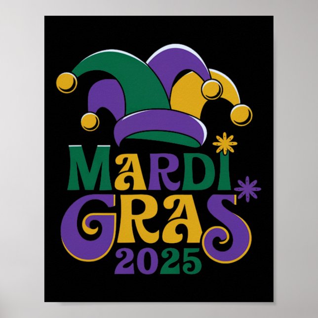 Poster Mardi Gras Bonita Diversão 2025 (Frente)