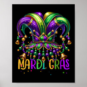 Poster Mardi Gras Costume Toddler Kid Men Mães de mulhere