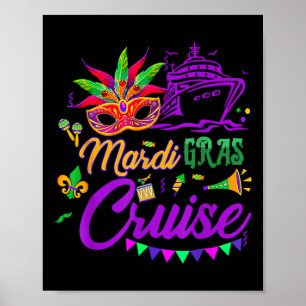 Poster Mardi Gras Cruise Mardi Gras Cruise Ship Party Cos