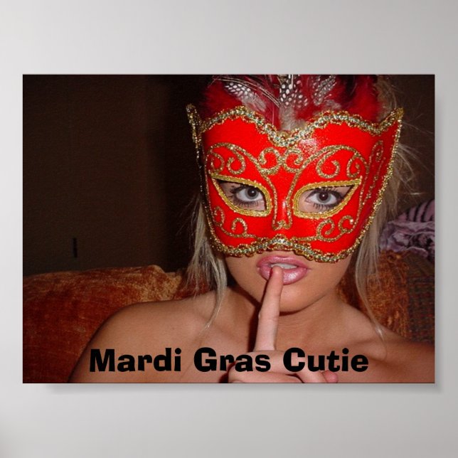 Poster Mardi Gras Cutie (Frente)