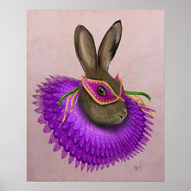 Poster Mardi Gras Hare (Frente)
