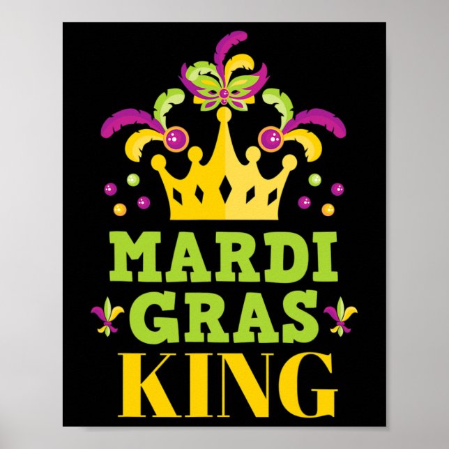 Poster Mardi Gras King 1 (Frente)