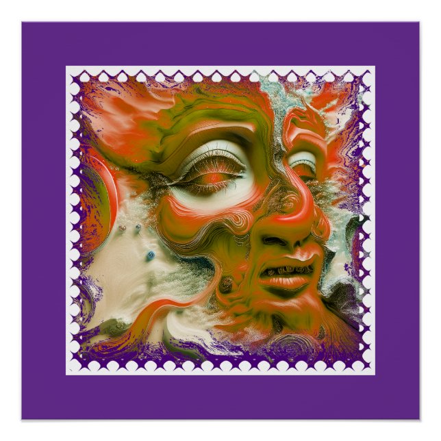 Pôster Mardi Gras Mask (Frente)