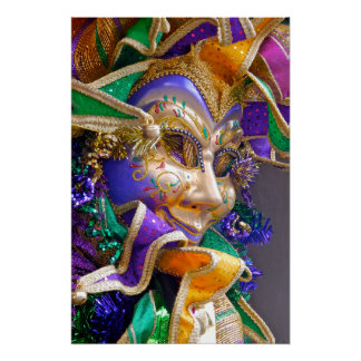 Pôster Mardi Gras Mask