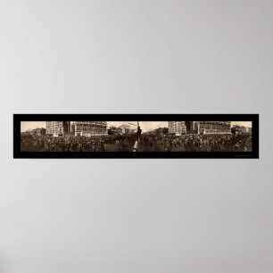 Pôster Mardi Gras New Orleans Foto 1910