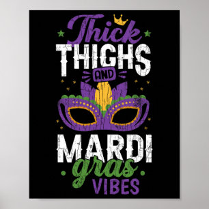 Poster Mardi Gras Vibes New Orleans Party Gr