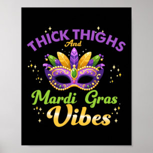 Poster Mardi Gras Vibes New Orleans Party Gr