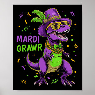 Poster Mardi Grawr T-rex Dino Costume Toddler Boys M
