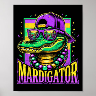 Poster Mardigator Carnival Alligator Costume Kids Mães