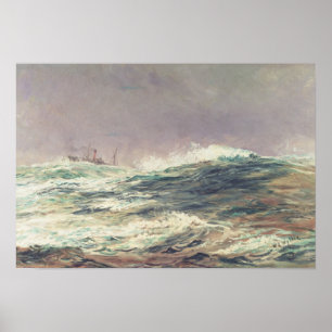 Pôster Maré de Ebb, alcance longo, 1881