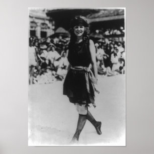 Poster Margaret Gorman, primeira SENHORITA AMÉRICA