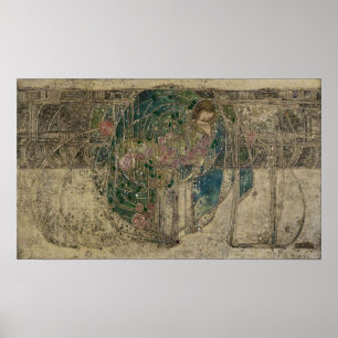 Poster Margaret Macdonald A Princesa Dormente Glasgow