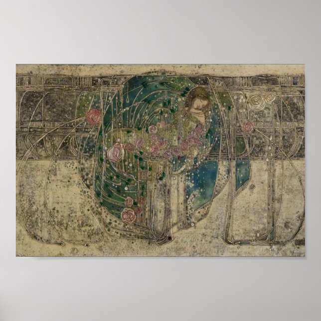 Poster Margaret Macdonald A Princesa Dormente Glasgow S (Frente)