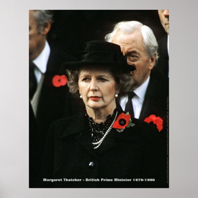 Pôster Margaret Thatcher Primeiro-Ministro (Frente)