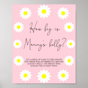 Poster Margaridas - Quão grande é a barriga da mamãe jogo