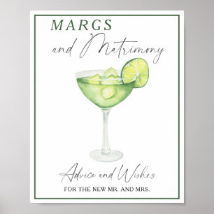 Poster Margarita - Conselhos e Desejos para Recém-Casados