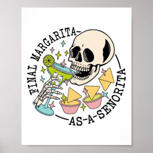 Poster Margarita Final Como Equipe De Caveira Da Senorita