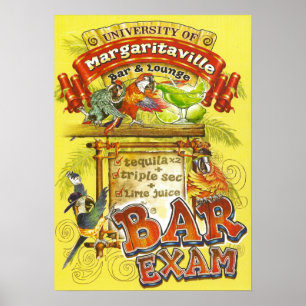 Pôster Margarita Poster=Pass o exame de bar