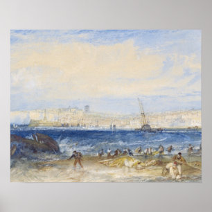 Pôster Margate, c.1822 (w/c no papel)
