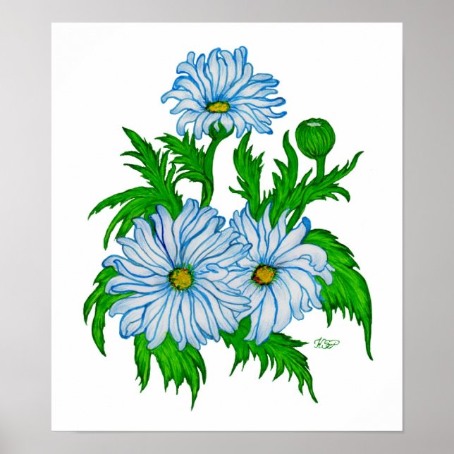 Poster Margeriten Blume (Frente)