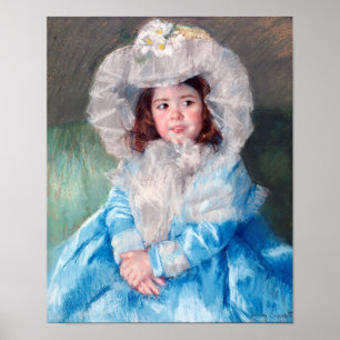 Poster Margot em azul, Mary Cassatt