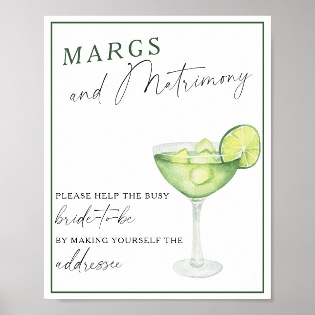 Poster Margs & Matrimony Ajuda a movimentada noiva (Frente)