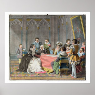 Poster Marguerite de Valois (1553-1615) na frente do S